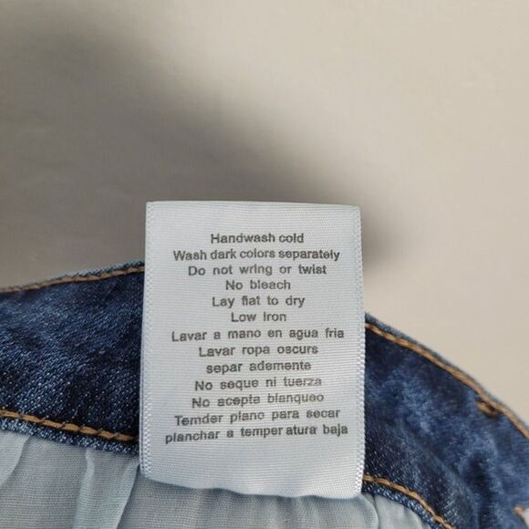 Judy Blue Size 29 Wide Leg High Rise Crop Jeans Stretch Denim Blue - Picture 11 of 12